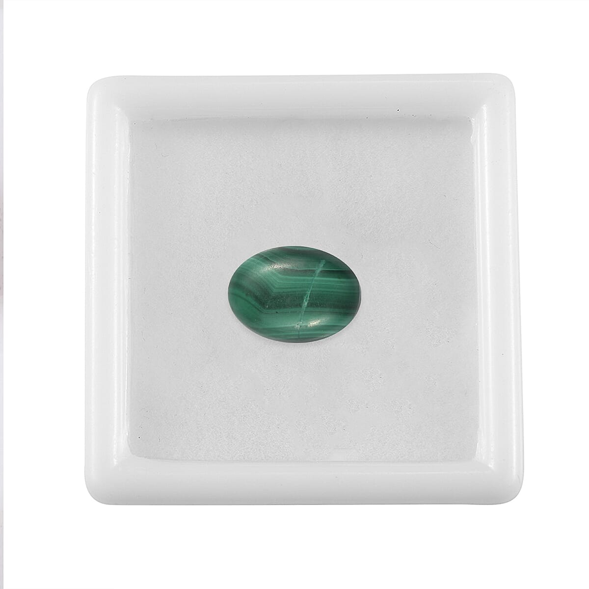 5.23 Ct. Malachite Loose Gemstone in Oval Shape 8062326 2