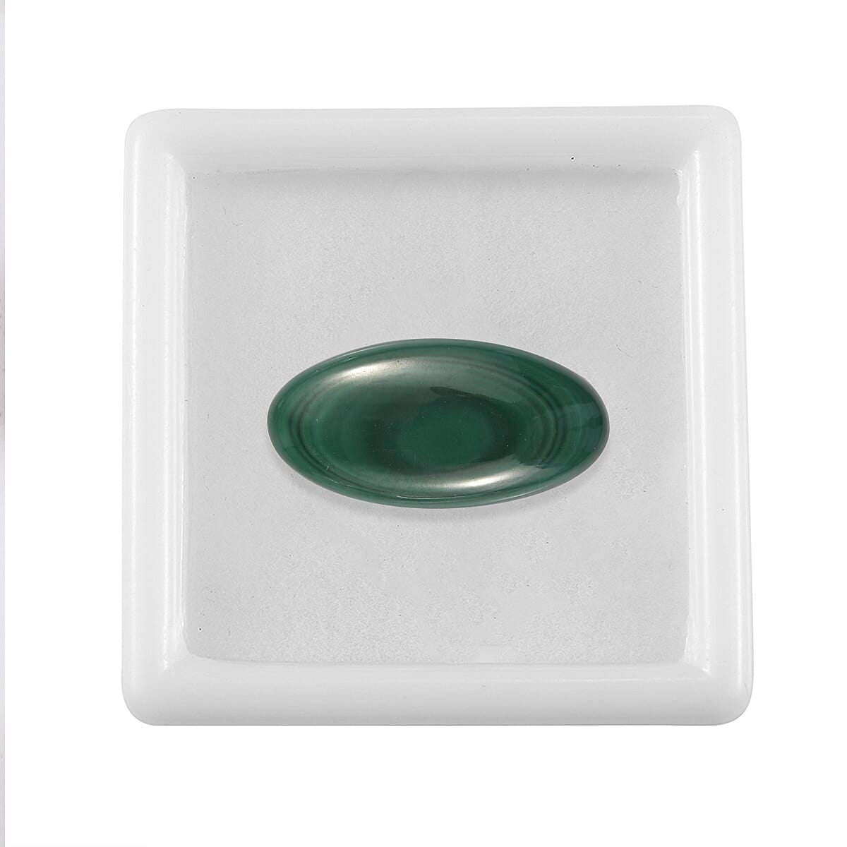 13.35 Ct. Malachite Loose Gemstone in Oval Shape 8062329 2