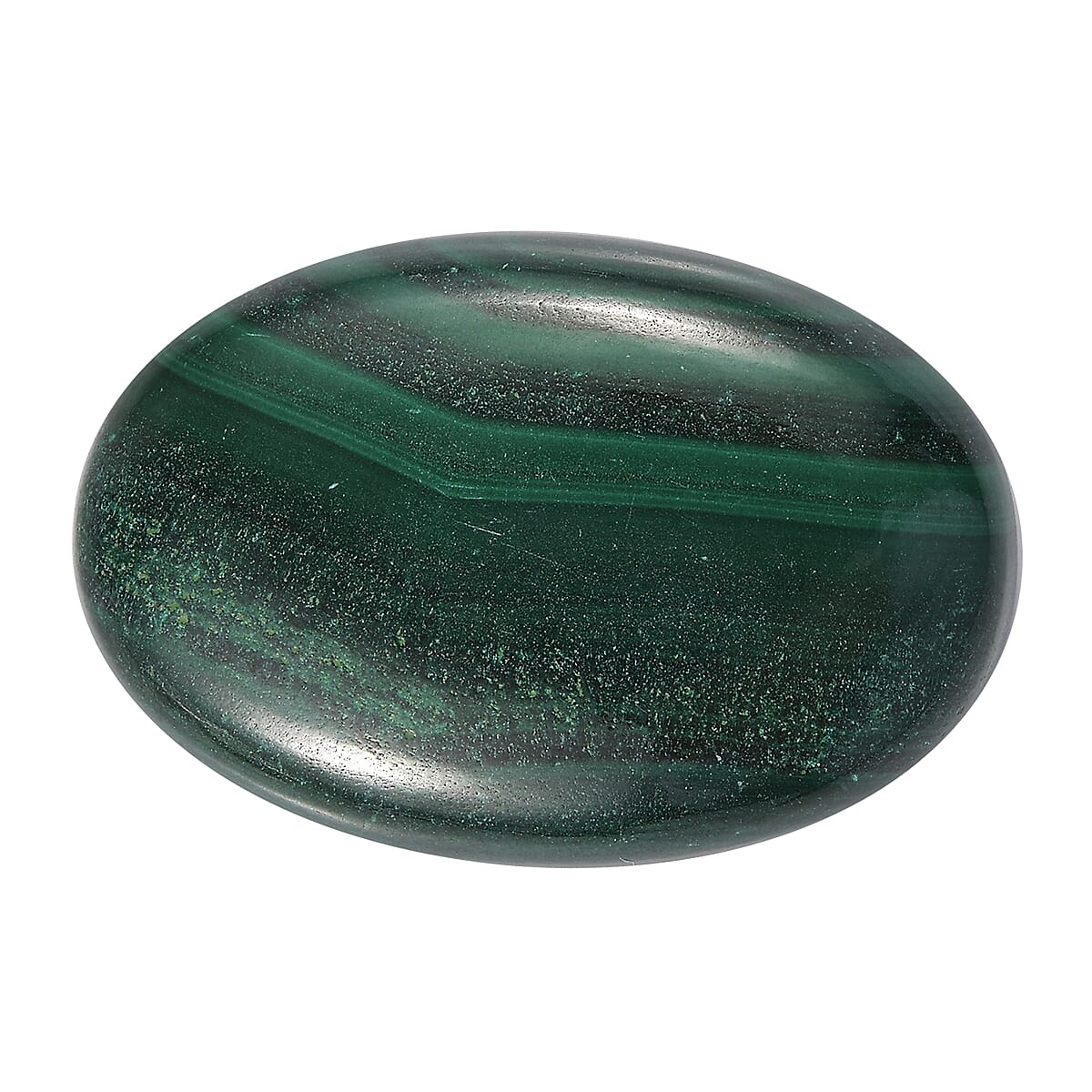 34.89 Ct. Malachite Loose Gemstone in Oval Shape 8062330 0