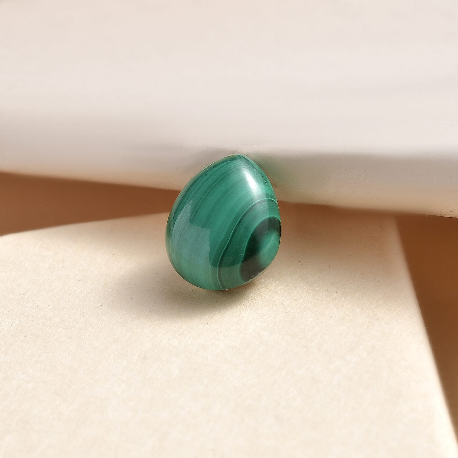 Malachite Loose Gemstone in Pear Shape (11x9mm) 7817221 2