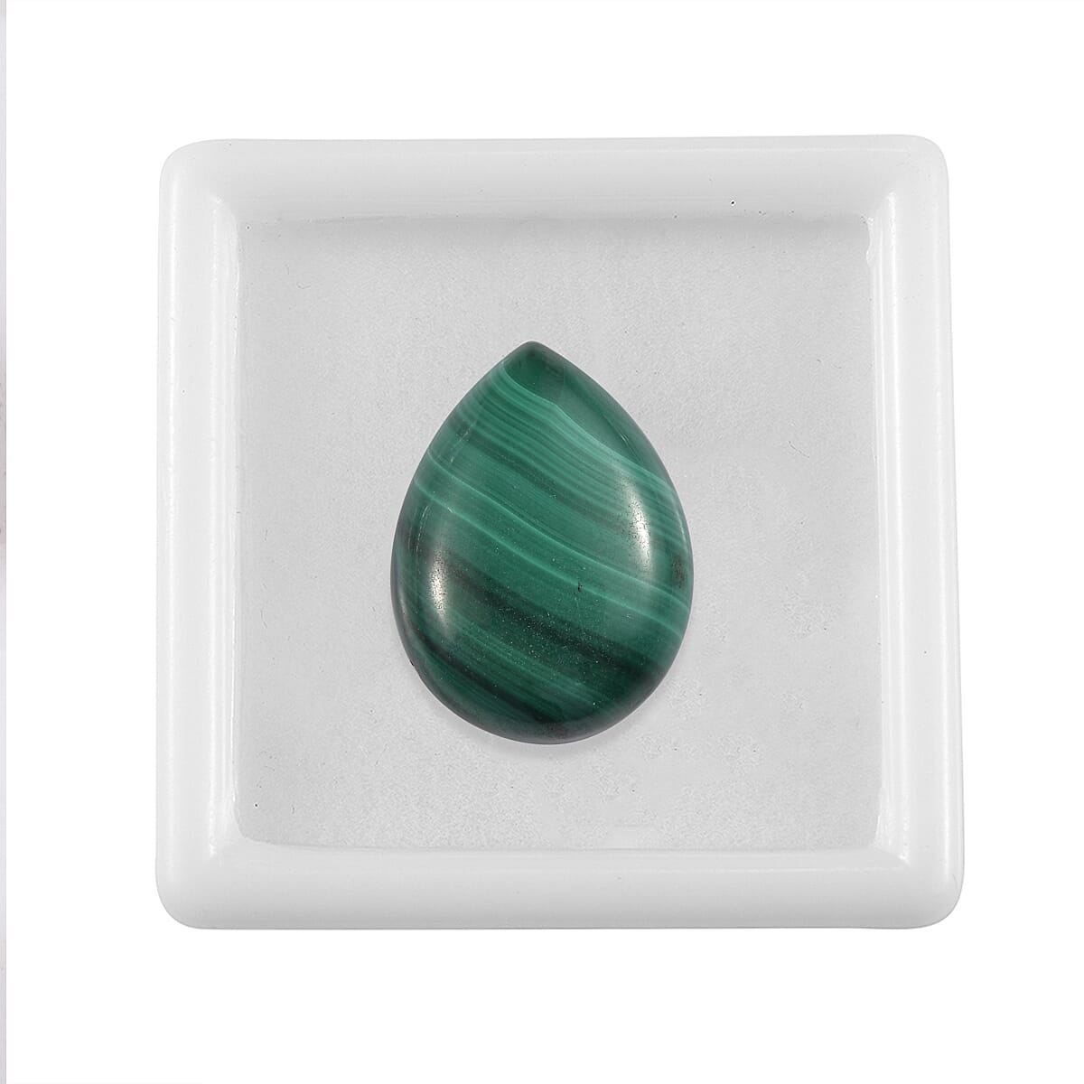 14.92 Ct. Malachite Loose Gemstone in Pear Shape 8062334 2