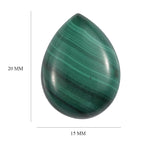 Malachite Pear Shape Gemstone 14.92 Ct.