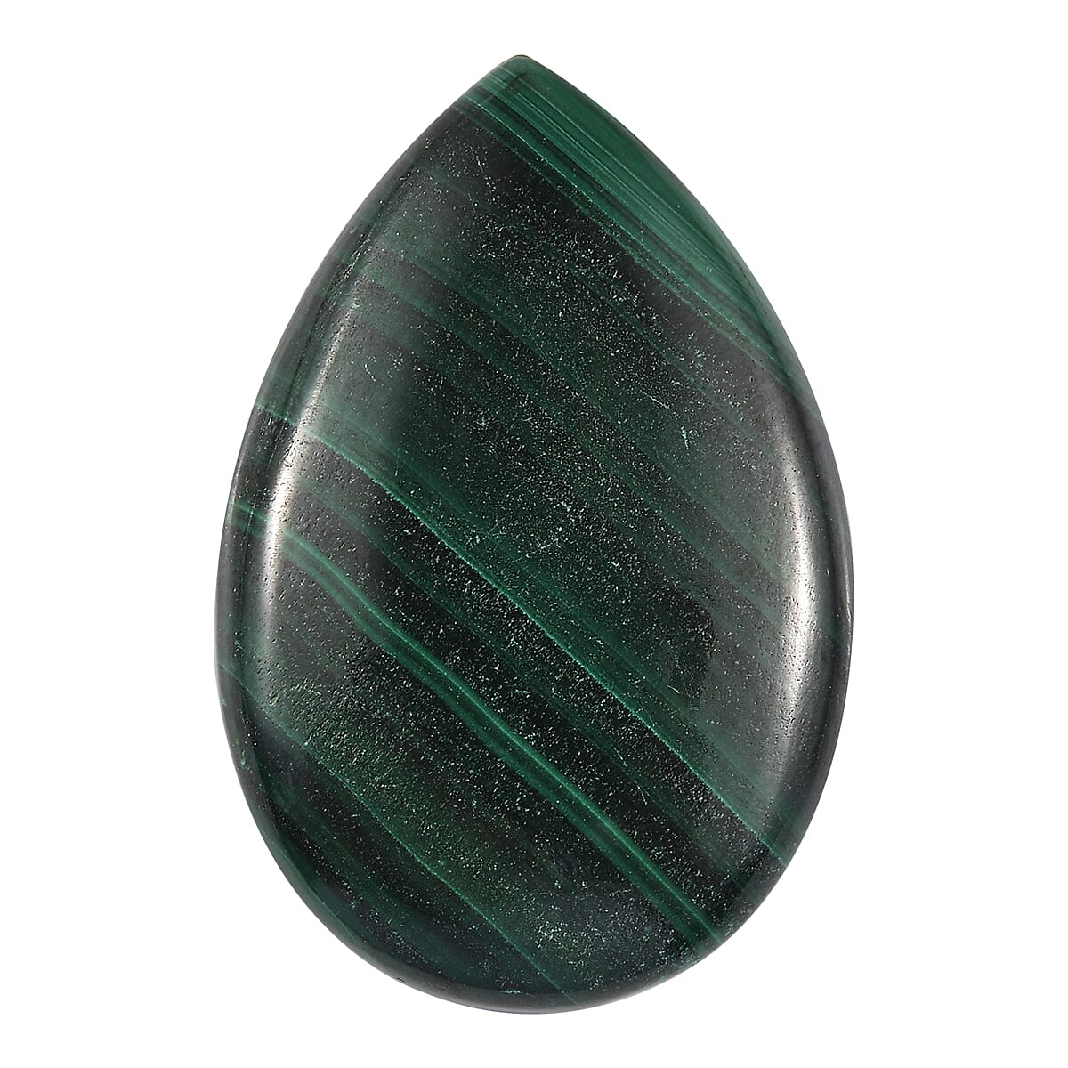 34.96 Ct. Malachite Loose Gemstone in Pear Shape 8062335 0