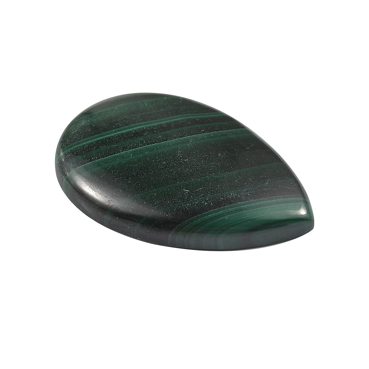 34.96 Ct. Malachite Loose Gemstone in Pear Shape 8062335 2