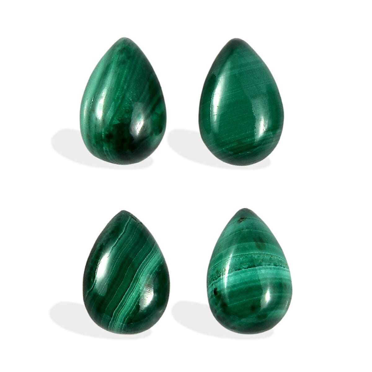 Malachite Pear 6X4 mm Gemstone, 2.46 Ct 8511606 0
