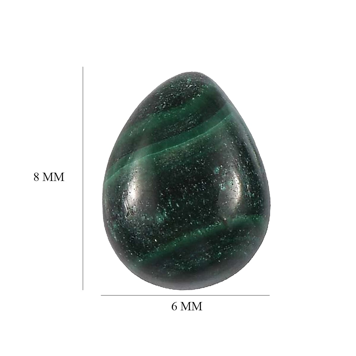 Set of 3 Malachite Loose Gemstones in Pear Shape 3.38 Ct. 8062352 3