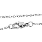 Sterling Silver Malachite Pendant with Chain (Size 20) 14.250  Ct.