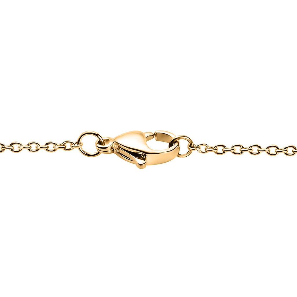 Designer Inspired - Malachite Pendant with Chain (Size 20) in Yellow Gold Plated 9.12 Ct.