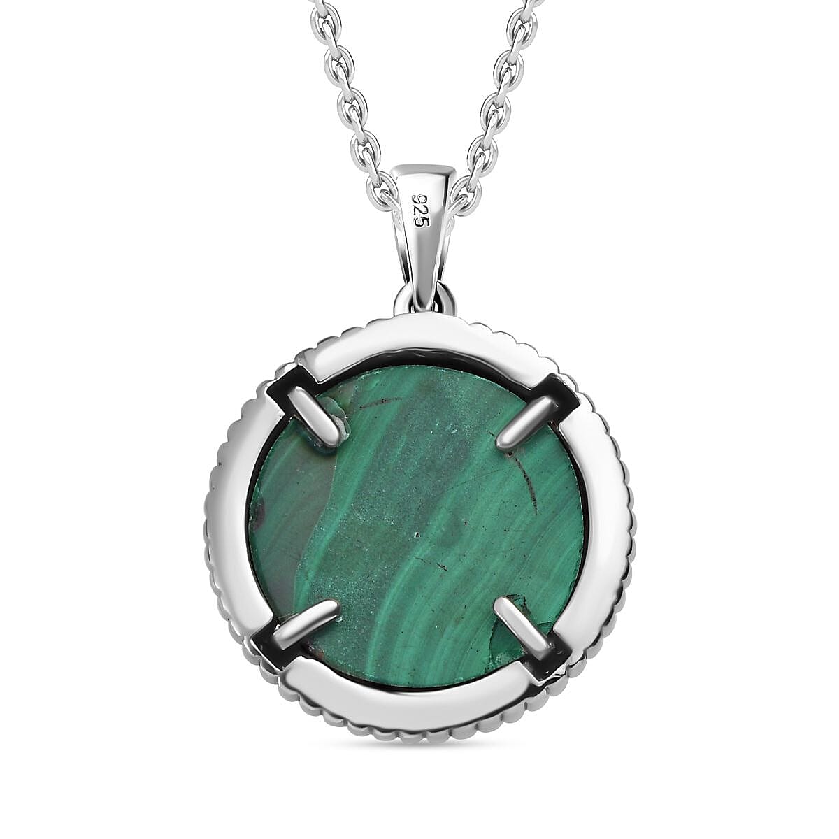 Malachite Tree of Life Pendant with Chain (Size - 20) 14.00 Ct. 4315998 5