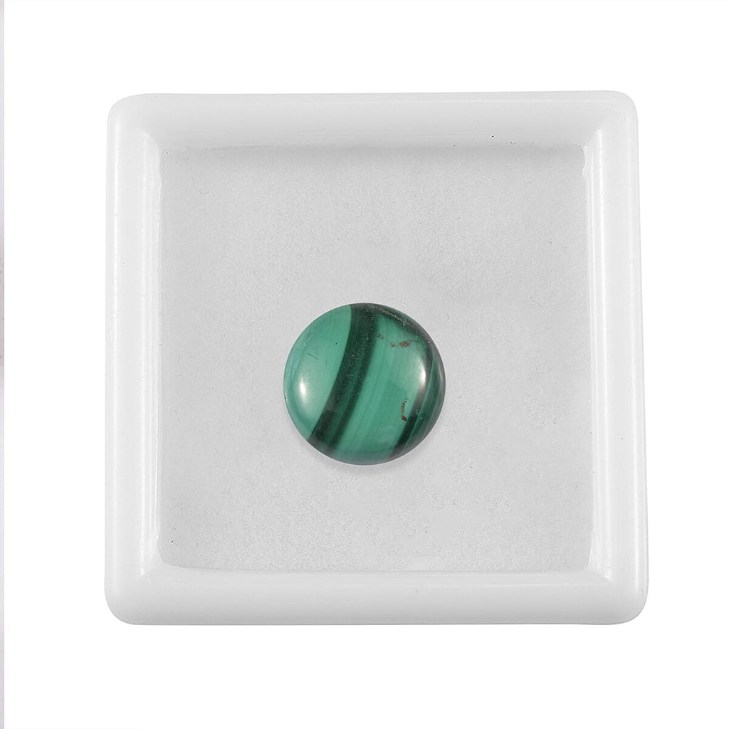Malachite Round Shape Gemstone 5.51 Ct.