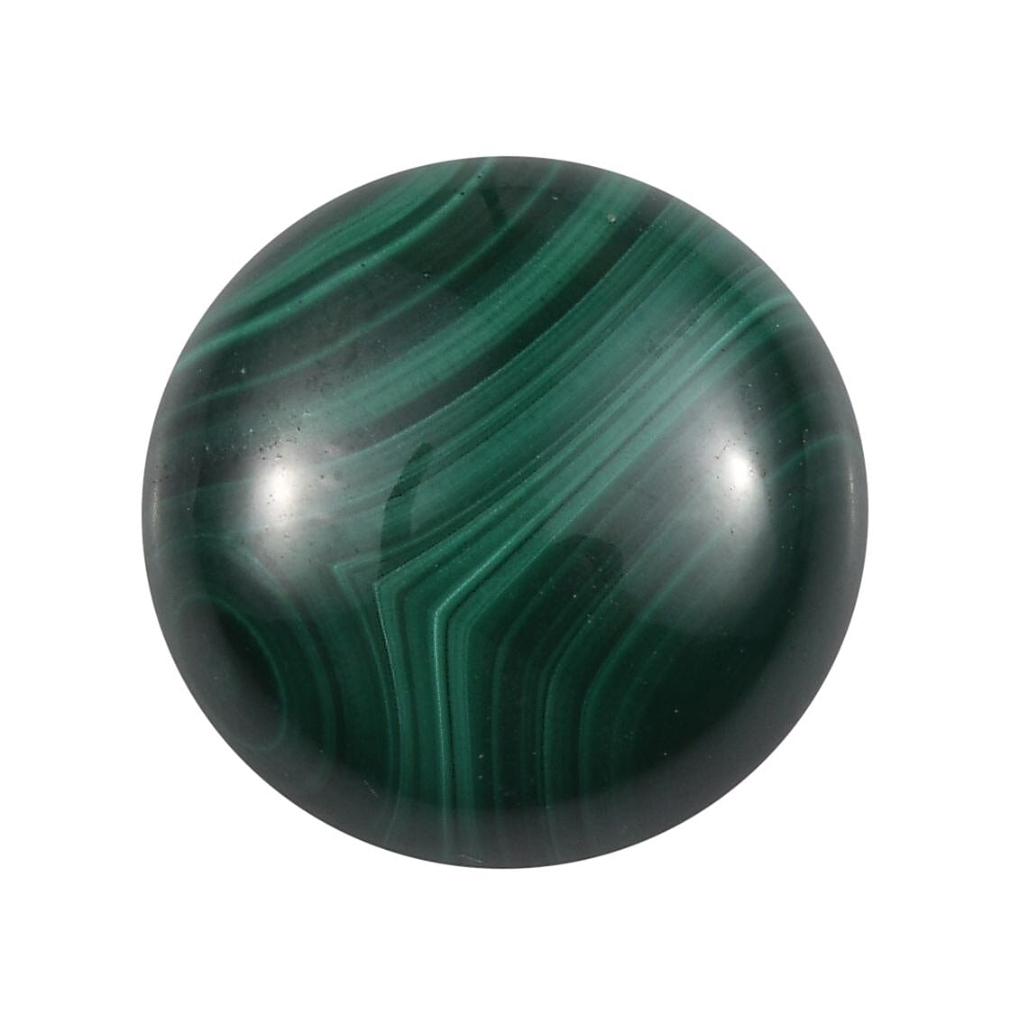 Malachite Loose Gemstone in Round Shape (14 mm) 8025746 0