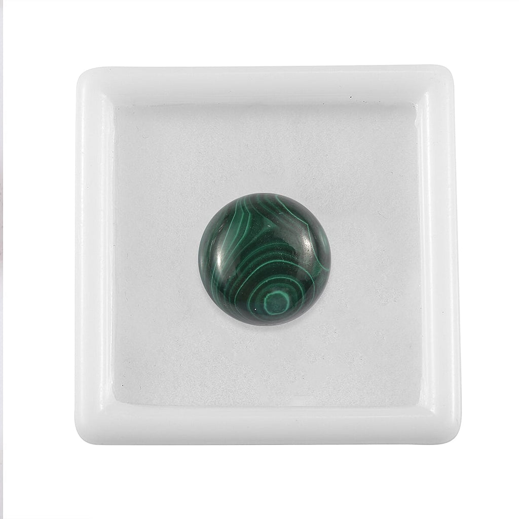 Malachite Round Shape Gemstone 11.3 Ct.