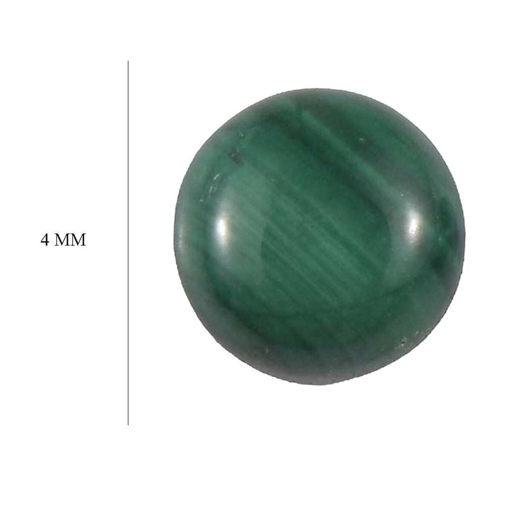 Malachite Round Shape Gemstone 0.87 Ct.