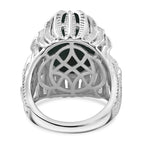 Malachite Solitaire Ring 11.191 Ct.