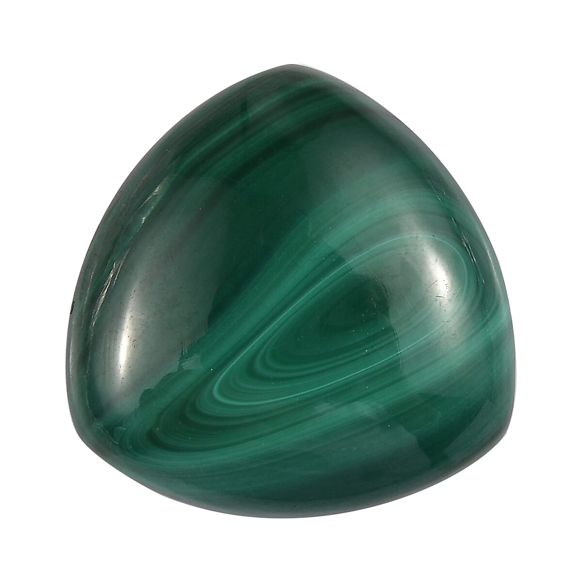 9.87 Ct. Malachite Loose Gemstone in Trillion Shape 8062359 0