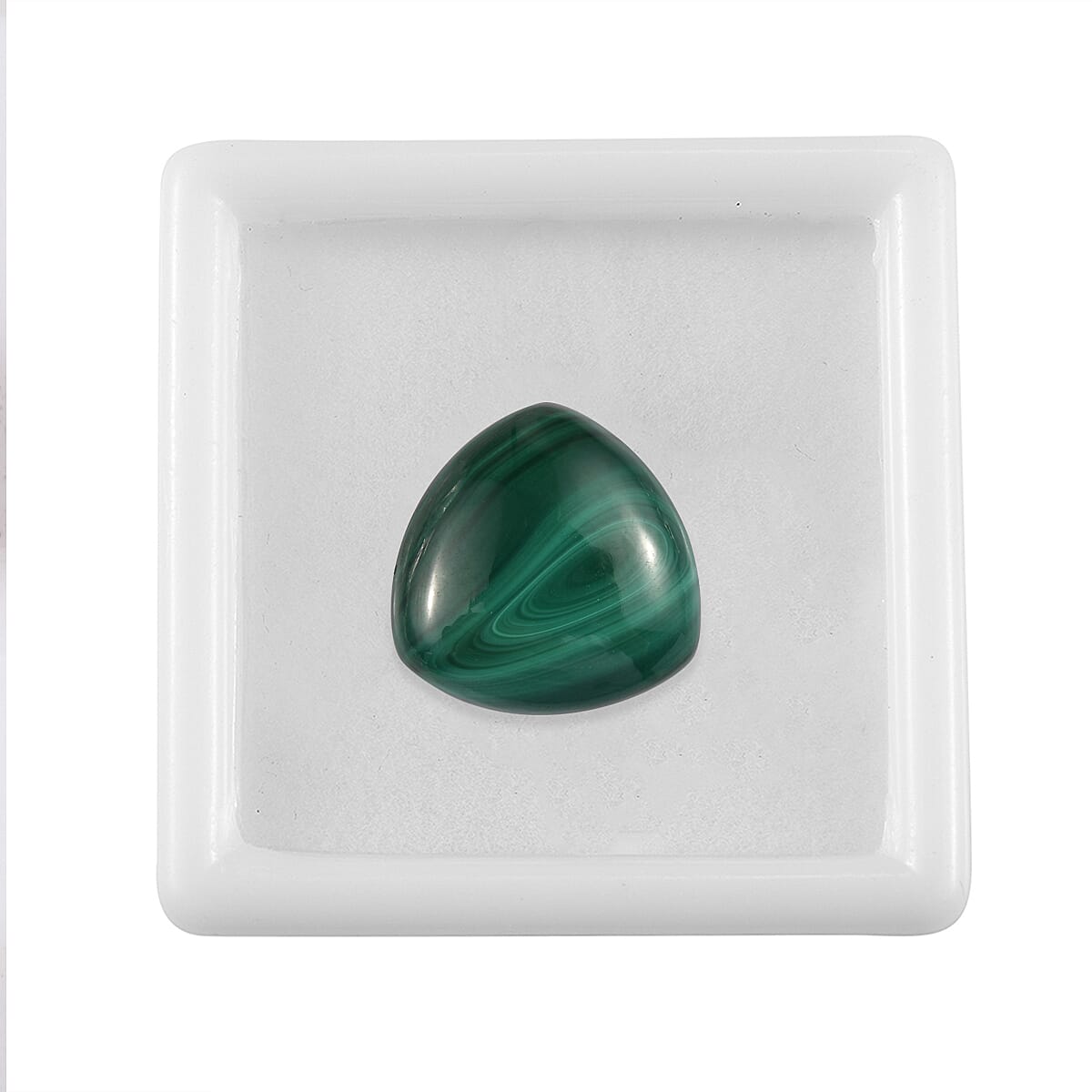 9.87 Ct. Malachite Loose Gemstone in Trillion Shape 8062359 3