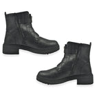 Manchester Closeout Front Hike Zip Boot (Size 4) - Black