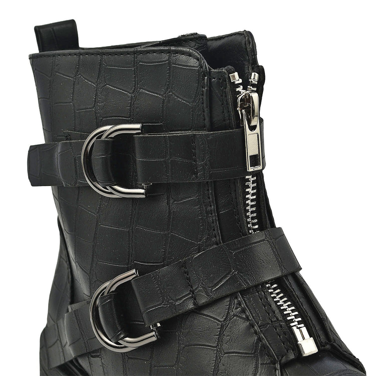 Manchester Closeout Front Hike Zip Boots - Black 7175982 3