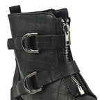 Manchester Closeout Front Hike Zip Boot (Size 4) - Black