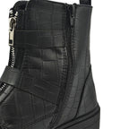 Manchester Closeout Front Hike Zip Boot (Size 4) - Black