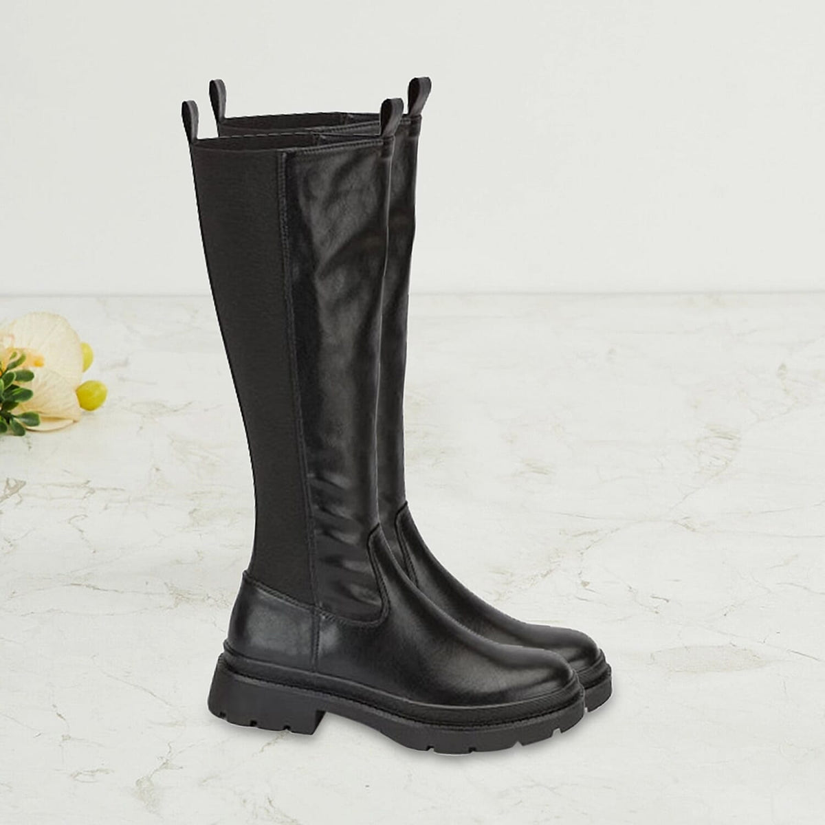 Manchester Closeout Knee High Boots - Black 7171612 2