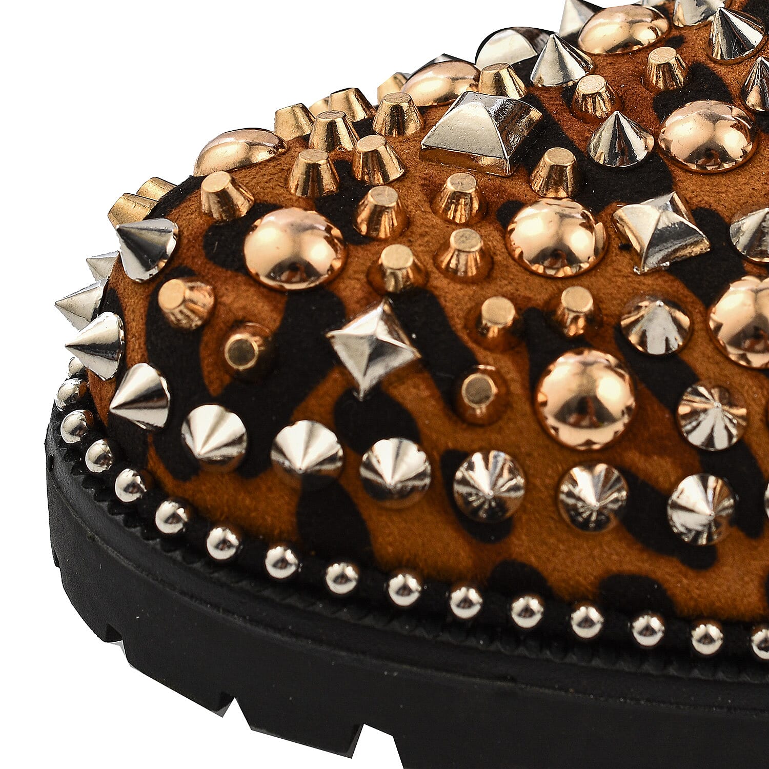 Manchester Closeout Leopard Print Pull on Ankle Boots 7275004 6
