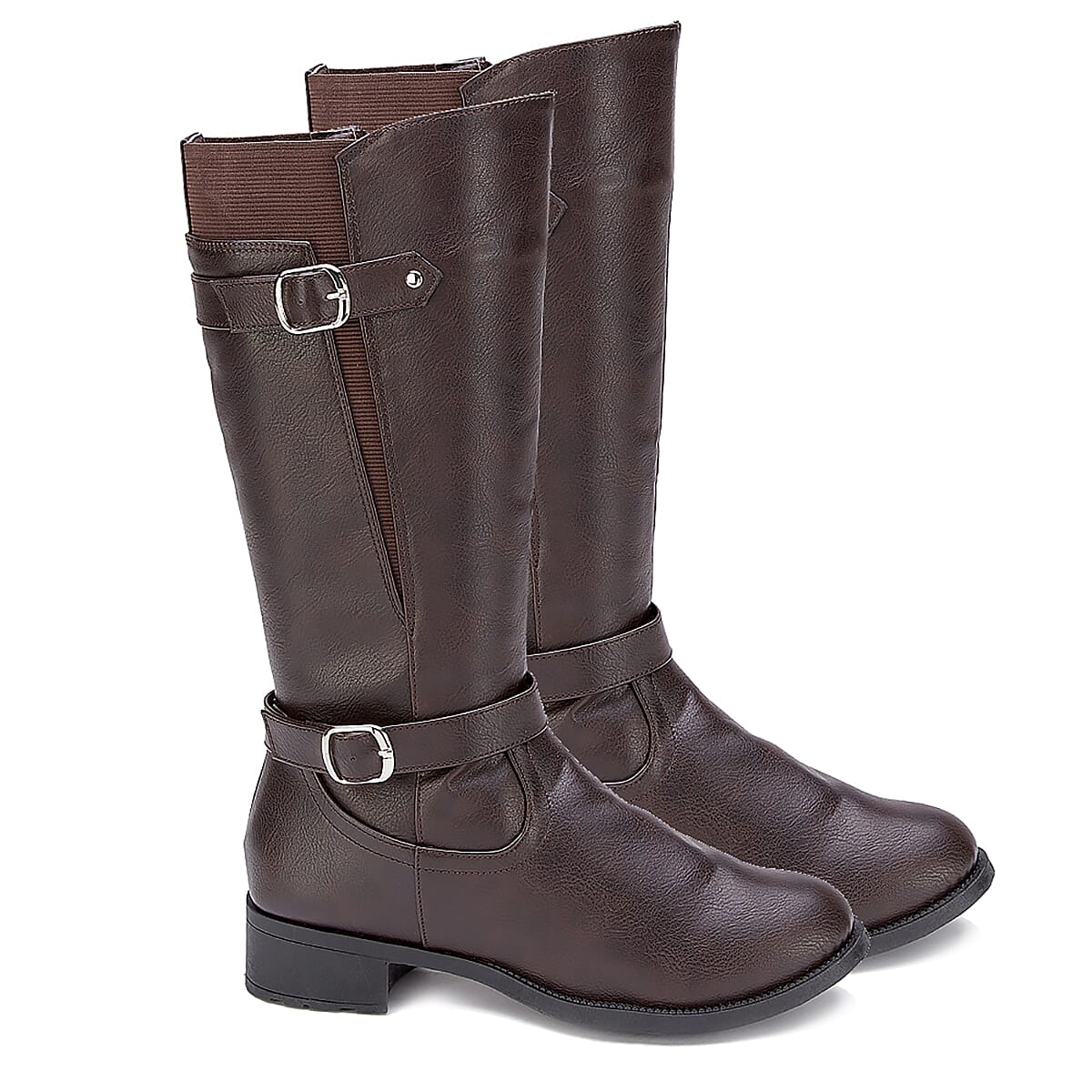 Manchester Closeouts High Knee Boots - Brown 9030742 0