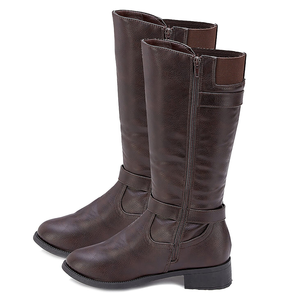 Manchester Closeouts High Knee Boot (Size 3) - Brown