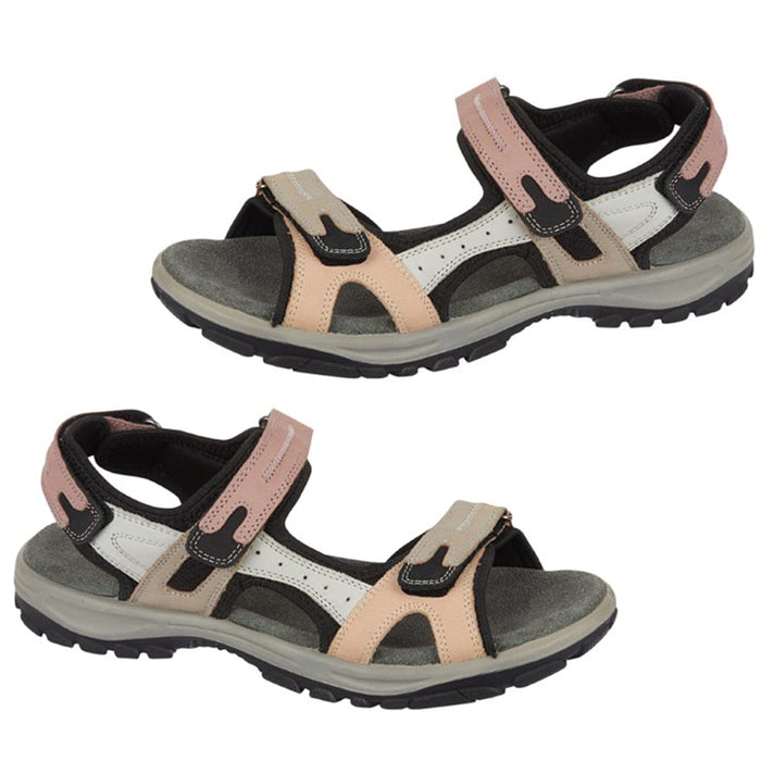 Mandy Ladies Leather Walking Sporty Sandals 8188602 1