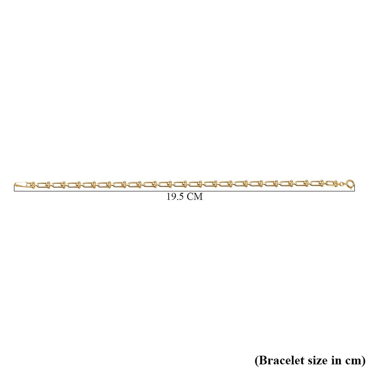 Manhatten Designer Close Out - 9K Yellow Gold Industrial Link Bracelet (Size - 7.5) 7732343 4