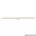 Manhatten Designer Close Out - 9K Yellow Gold Industrial Link Bracelet (Size - 7.5)