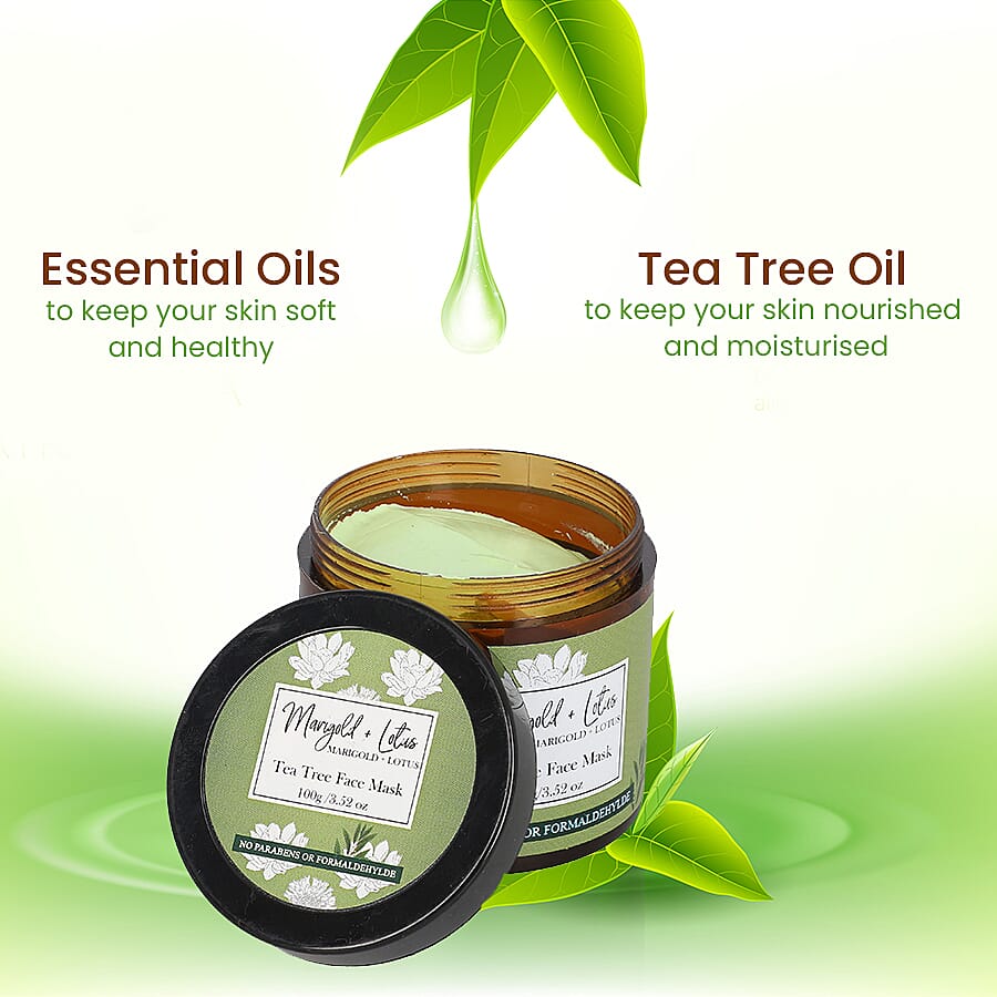 Marigold + Lotus Tea Tree Face Mask 6093483 3
