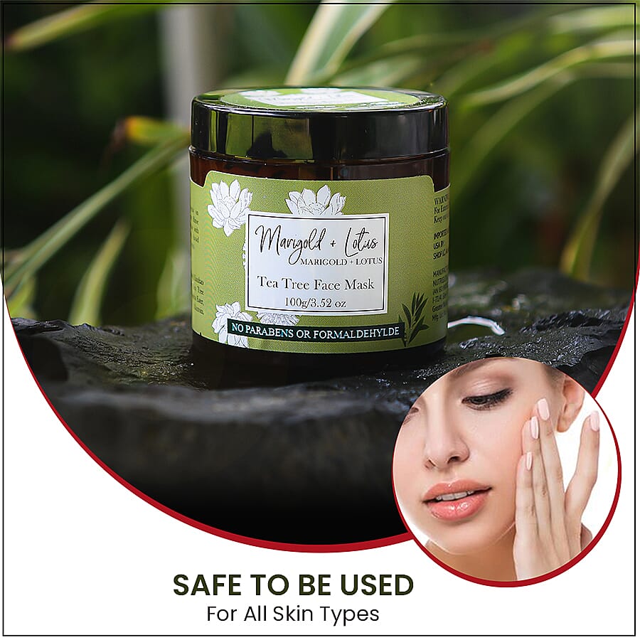 Marigold + Lotus Tea Tree Face Mask 6093483 5