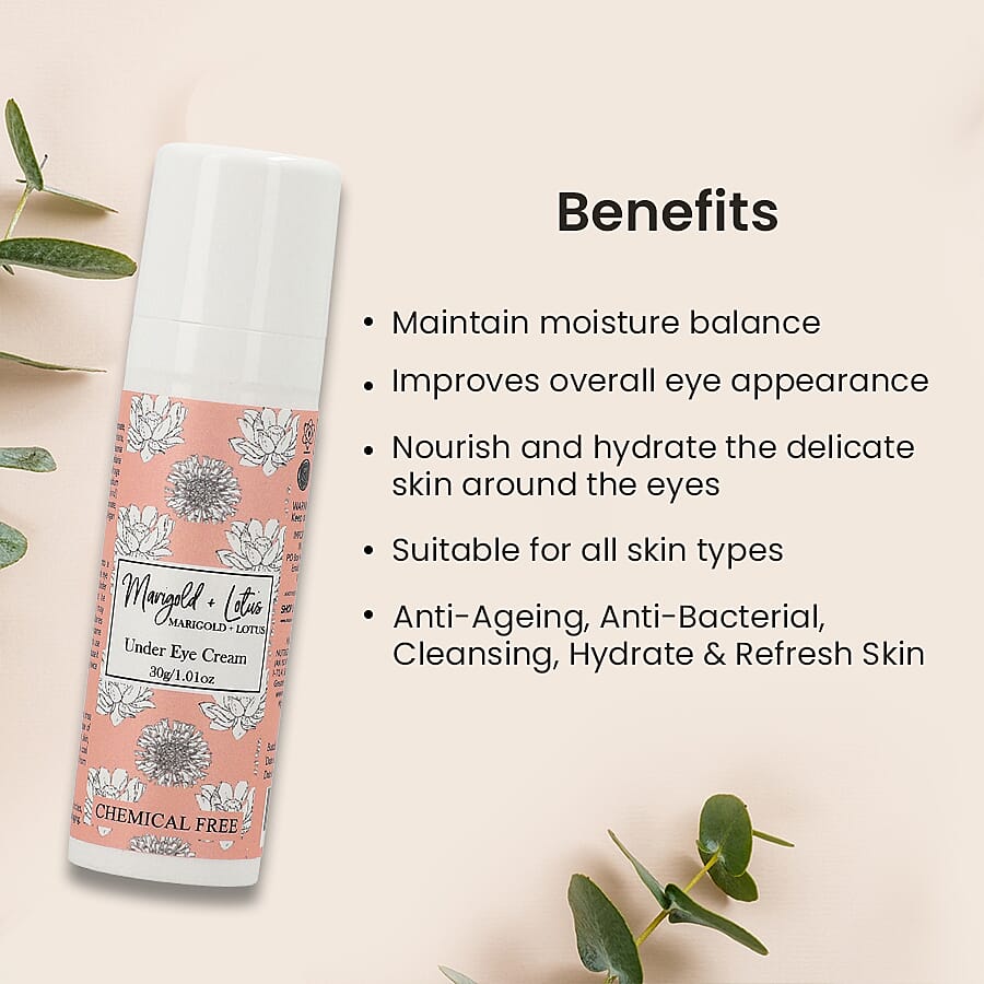 Marigold+Lotus: Under Eye Cream - 30 ml 6241554 2