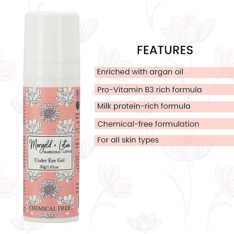 Marigold+Lotus: Under Eye Cream - 30 ml 6241554 3