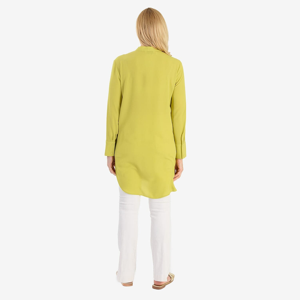 Marina Kaneva Button Down Shirt (Size 14) - Lime V32561064 4