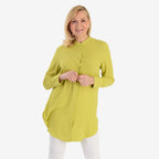 Marina Kaneva Button Down Shirt (Size 14) - Lime