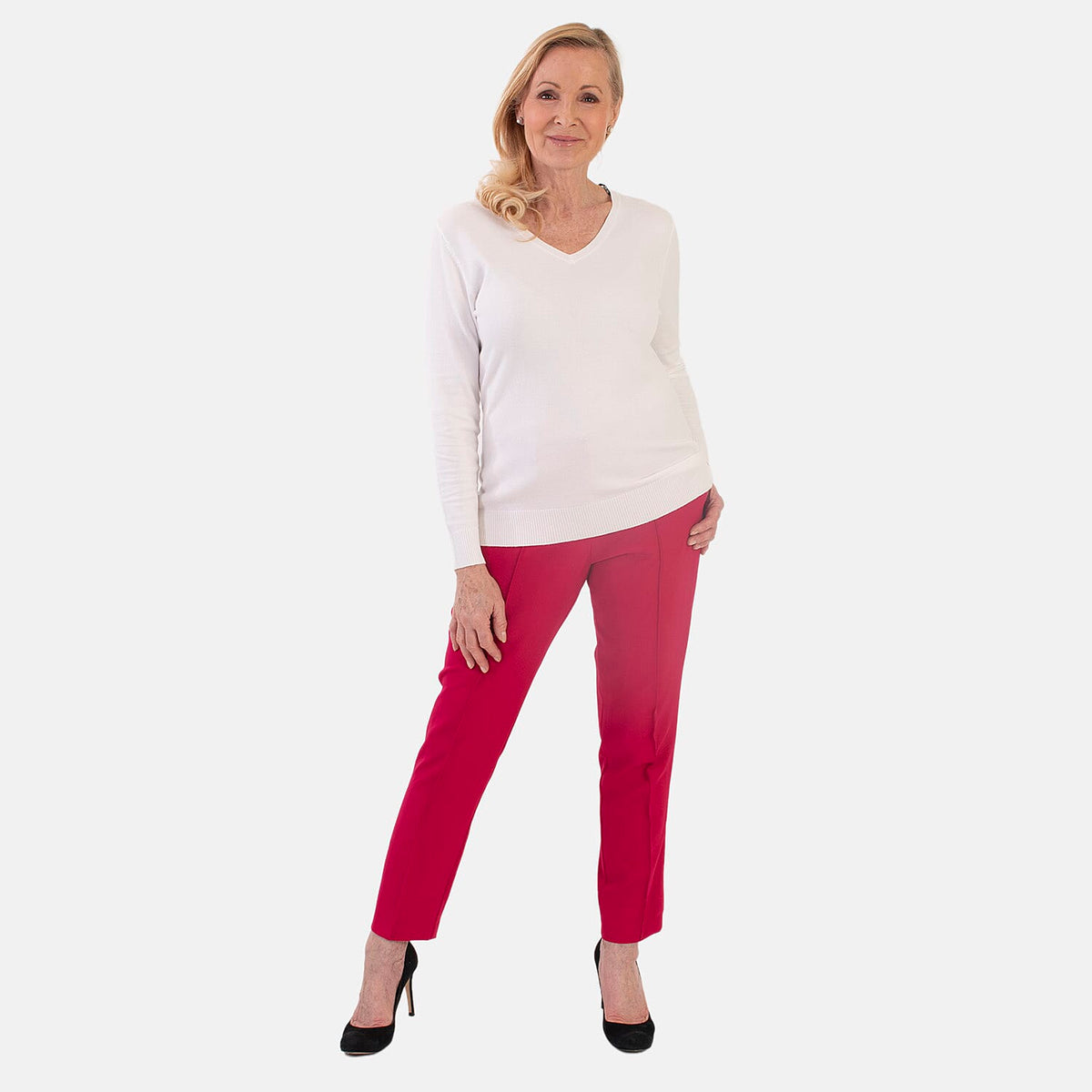 Marina Kaneva Tailored Trousers (Size - 18) - Pink V32557016 1