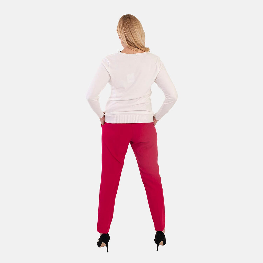 Marina Kaneva Tailored Trousers (Size - 18) - Pink