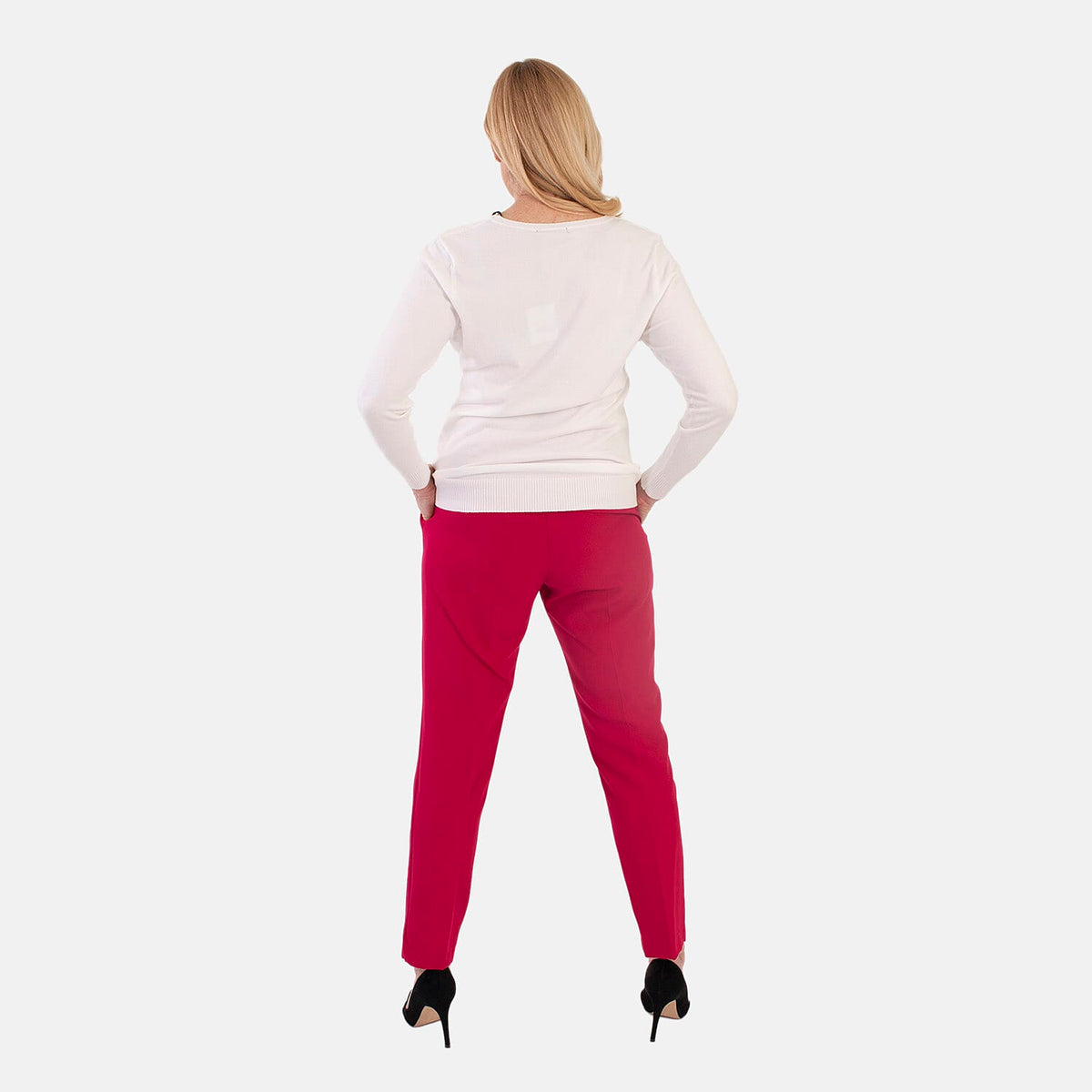 Marina Kaneva Tailored Trousers (Size - 18) - Pink V32557016 2