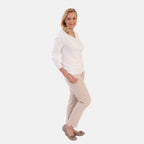 Marina Kaneva Tailored Trousers (Size 8) - Cream