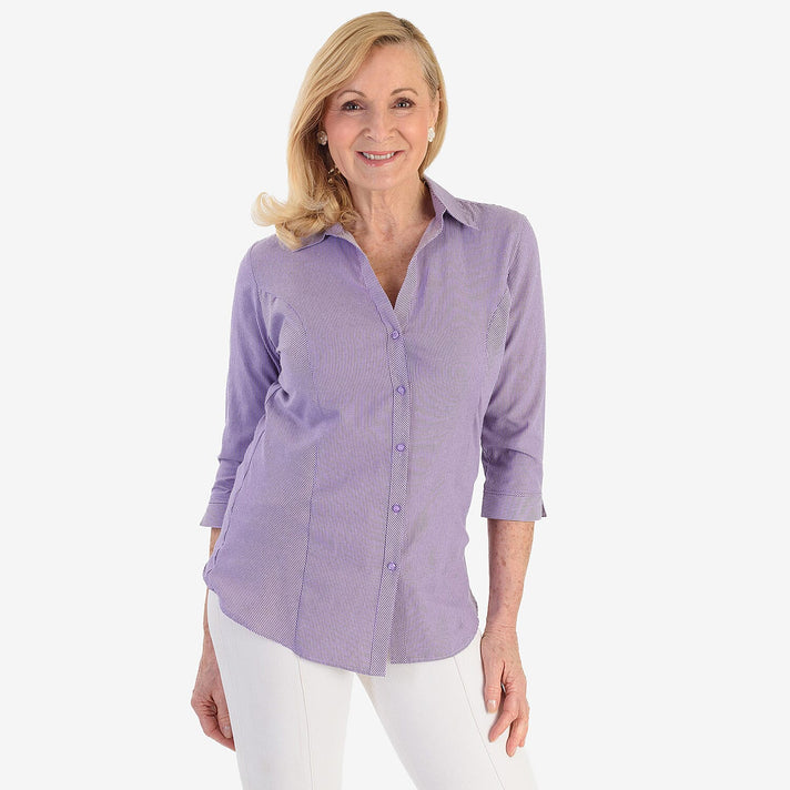 Marina Kaneva Pocket Shirt (Size 12) - Purple 8546901 1
