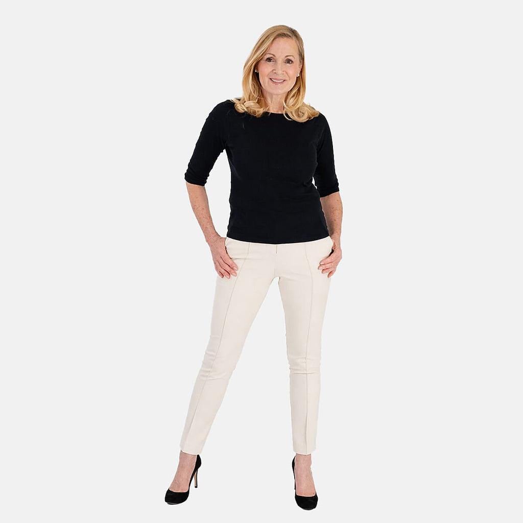 Marina Kaneva Tailored Trousers (Size - 14) - Cream