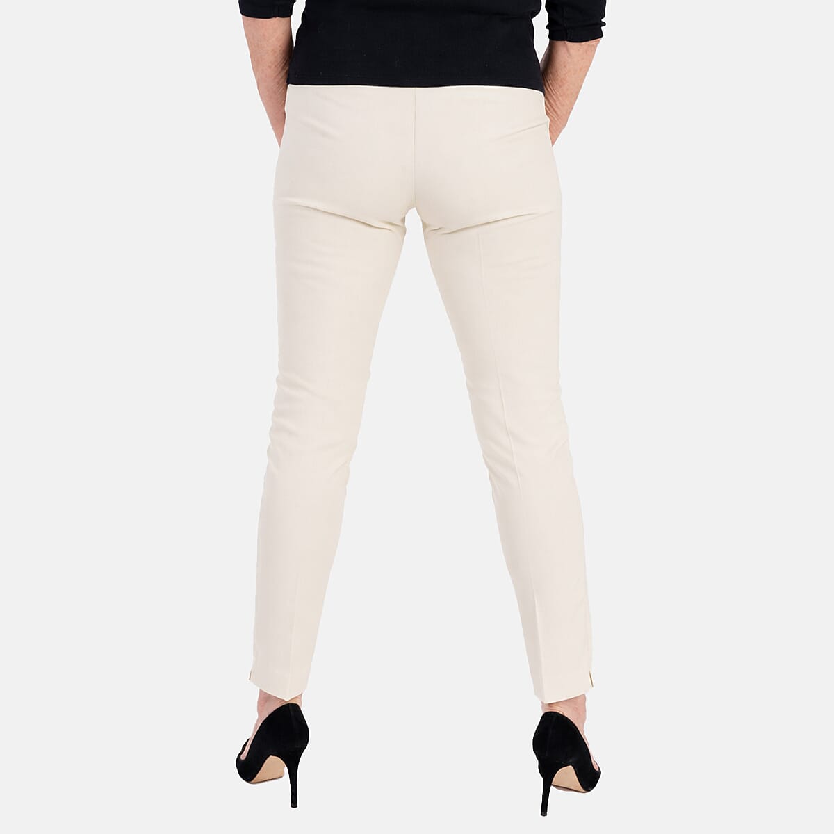 Marina Kaneva Tailored Trousers (Size - 14) - Cream V32556118 1