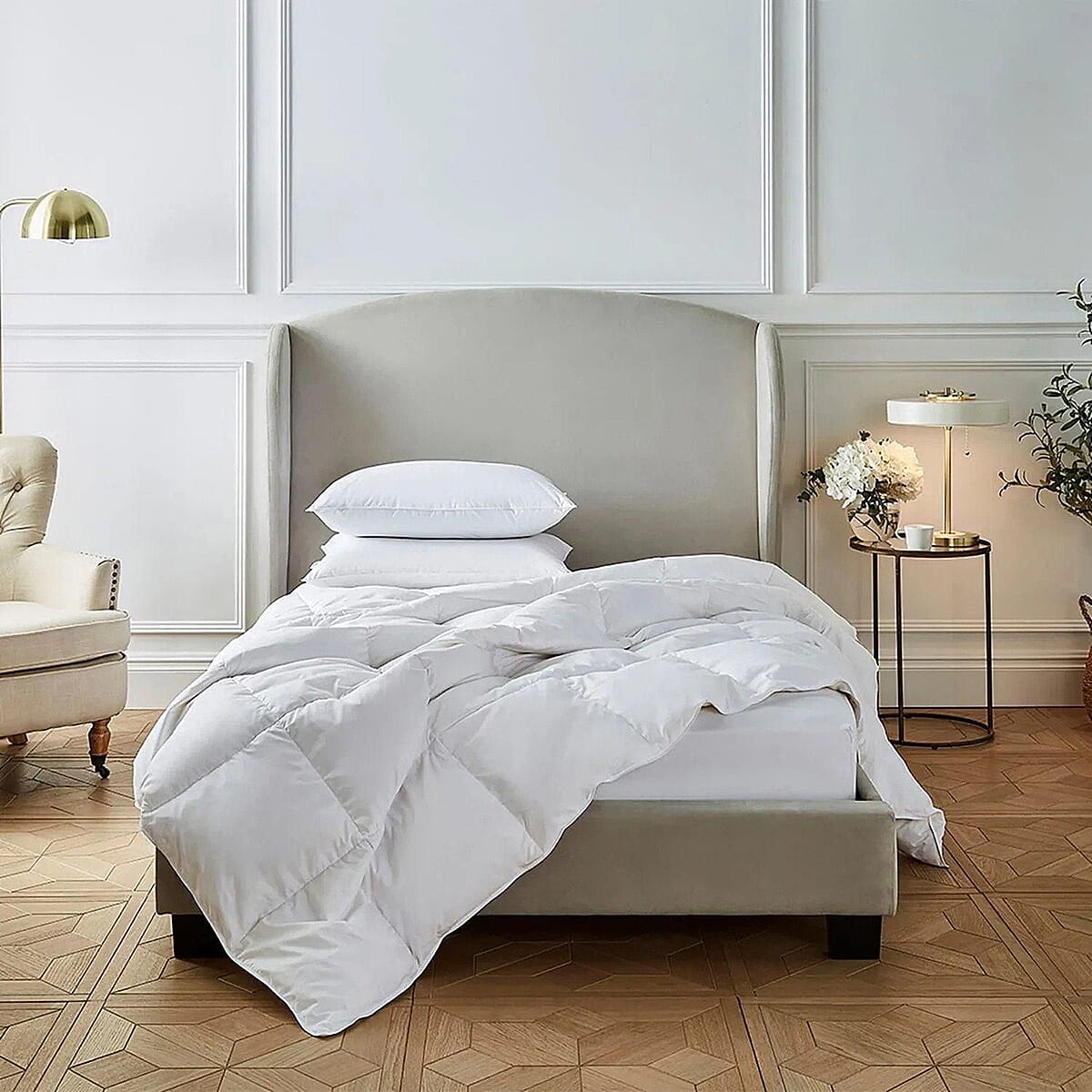 Martex For You For Me Dual (10.5 - 4.5) Tog Duvet (Double) - White 8347115 1