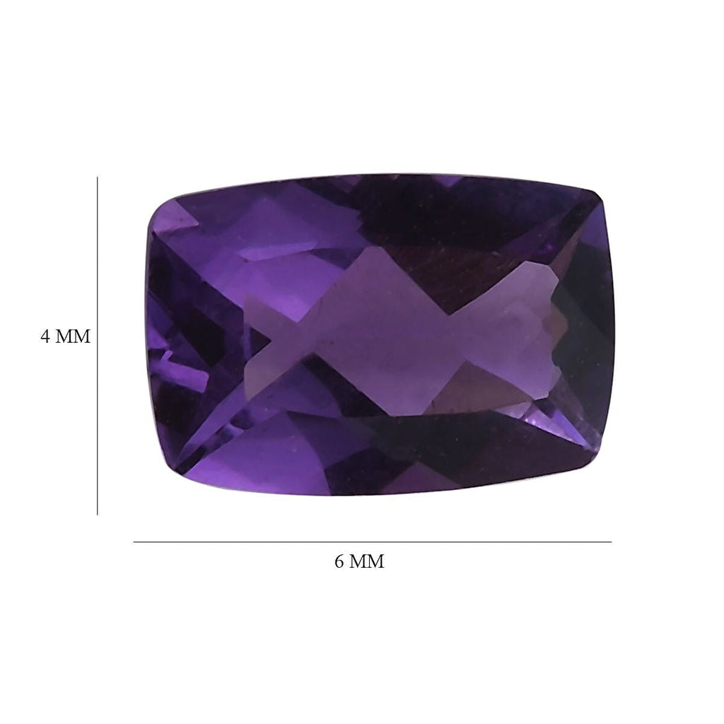 Mashamba Amethyst Cushion 6x4 mm