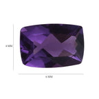 Mashamba Amethyst Cushion 6x4 mm