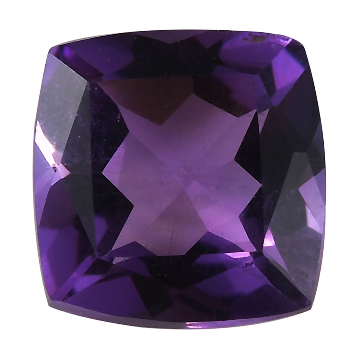 Mashamba Amethyst Loose Gemstone in Cushion Shape (6x6mm) 7778418 0