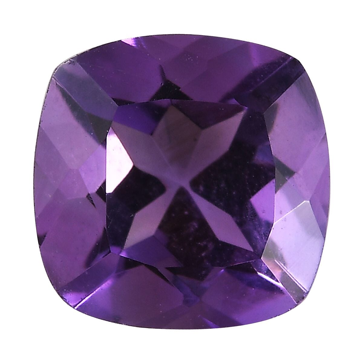 Mashamba Amethyst Loose Gemstone in Cushion Shape (7x7mm) 7778419 0