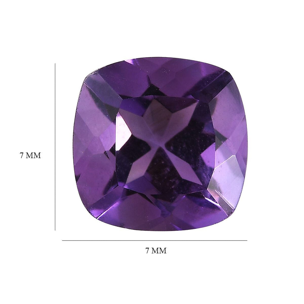 Mashamba Amethyst Cushion 7x7 mm